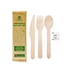 Biodegradable wooden cutlery